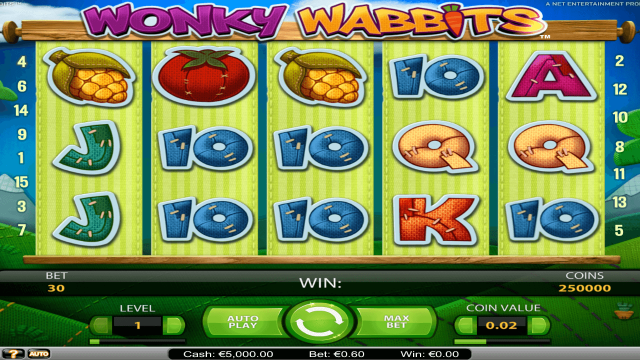 Популярный автомат Wonky Wabbits