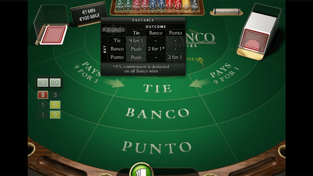 Игровой аппарат Punto Banco Professional Series