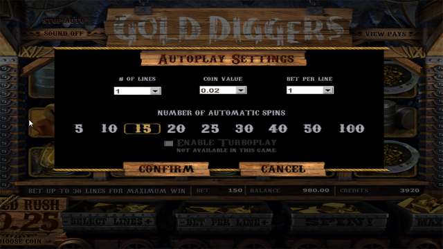 Онлайн автомат Gold Diggers