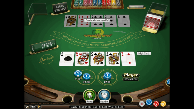 Онлайн автомат Caribbean Stud Poker Professional Series