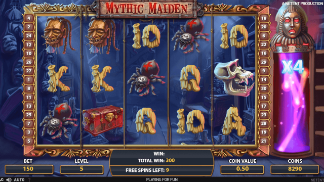 Онлайн слот Mythic Maiden
