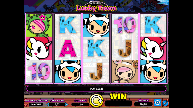 Онлайн аппарат Tokidoki Lucky Town