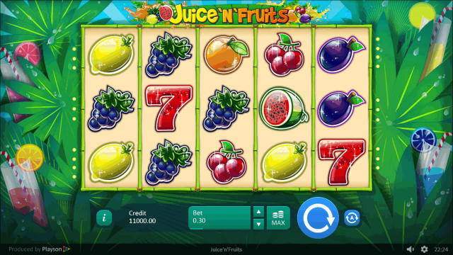 Онлайн автомат Juice 'N' Fruits