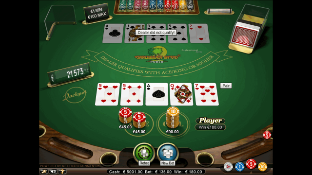 Популярный автомат Caribbean Stud Poker Professional Series