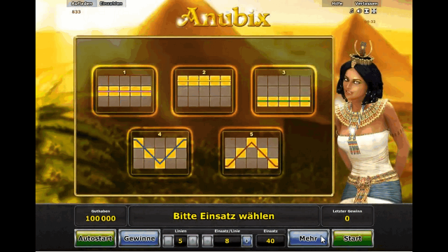 Популярный слот Anubix
